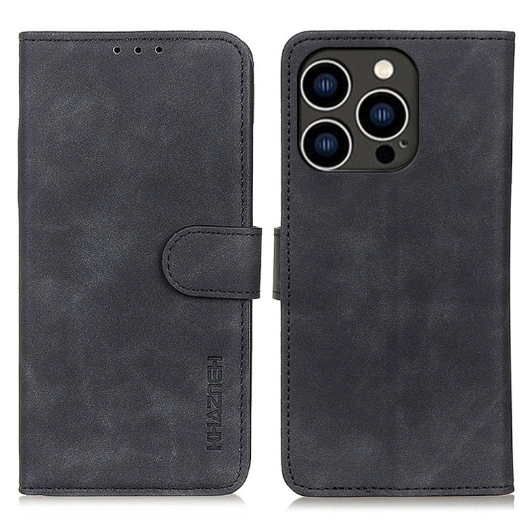 KHAZNEH Retro Texture Leather Phone Case, For iPhone 16e / 17e, For iPhone 17 Pro Max, For iPhone 17 Pro, For iPhone 17, For iPhone Air, For iPhone 16 Pro Max