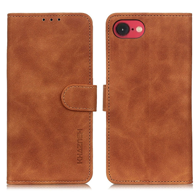 KHAZNEH Retro Texture Leather Phone Case, For iPhone 16e / 17e, For iPhone 17 Pro Max, For iPhone 17 Pro, For iPhone 17, For iPhone Air, For iPhone 16 Pro Max