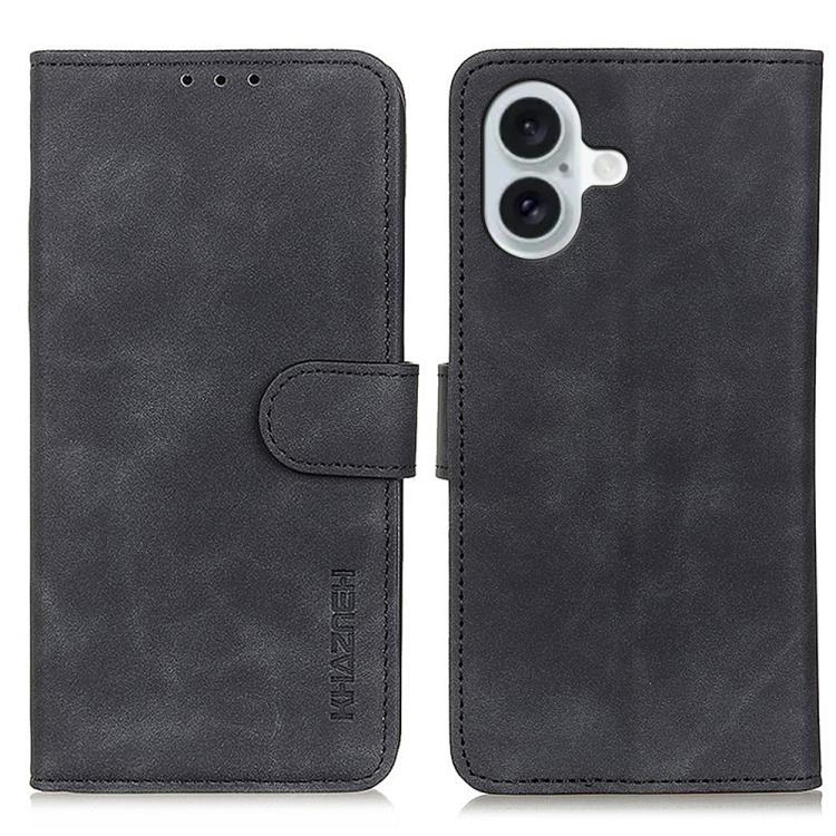 KHAZNEH Retro Texture Leather Phone Case, For iPhone 16e / 17e, For iPhone 17 Pro Max, For iPhone 17 Pro, For iPhone 17, For iPhone Air, For iPhone 16 Pro Max