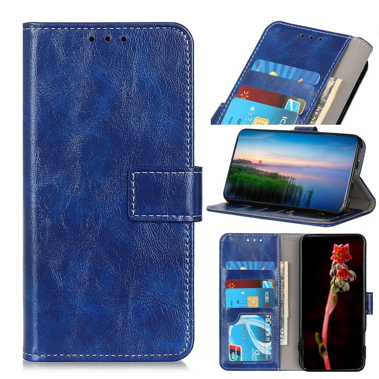 Retro Crazy Horse Texture Horizontal Flip Leather Phone Case, For iPhone 15