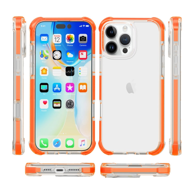 Four-corner Shockproof TPU Hybrid Acrylic Phone Case, For iPhone 16 Pro Max, For iPhone 16 Pro