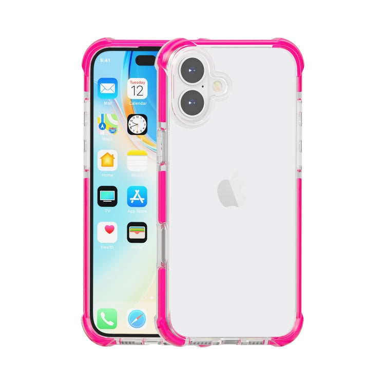 Four-corner Shockproof TPU Hybrid Acrylic Phone Case, For iPhone 16 Plus, For iPhone 16