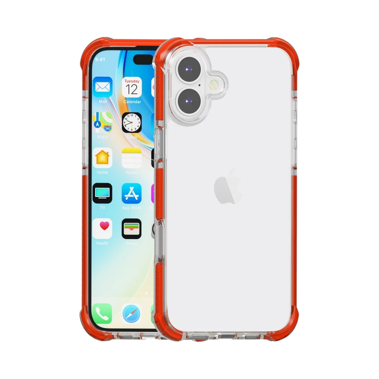 Four-corner Shockproof TPU Hybrid Acrylic Phone Case, For iPhone 16 Plus, For iPhone 16