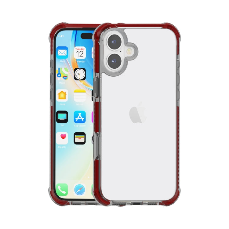 Four-corner Shockproof TPU Hybrid Acrylic Phone Case, For iPhone 16 Plus, For iPhone 16