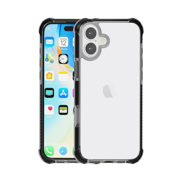 Four-corner Shockproof TPU Hybrid Acrylic Phone Case, For iPhone 16 Plus, For iPhone 16