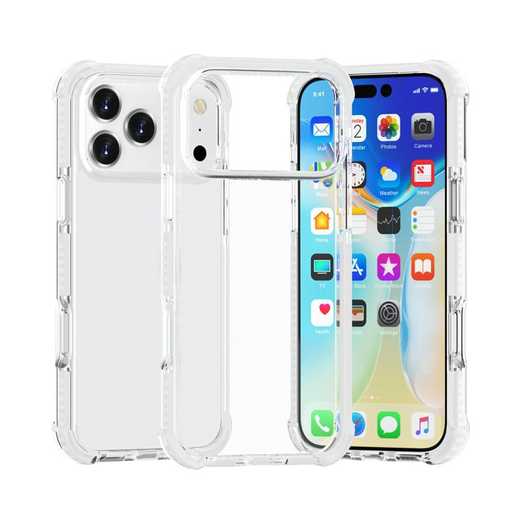 Four-corner Shockproof TPU Hybrid Acrylic Phone Case, For iPhone 18 Pro / 17 Pro, For iPhone 18 Pro Max / 17 Pro Max