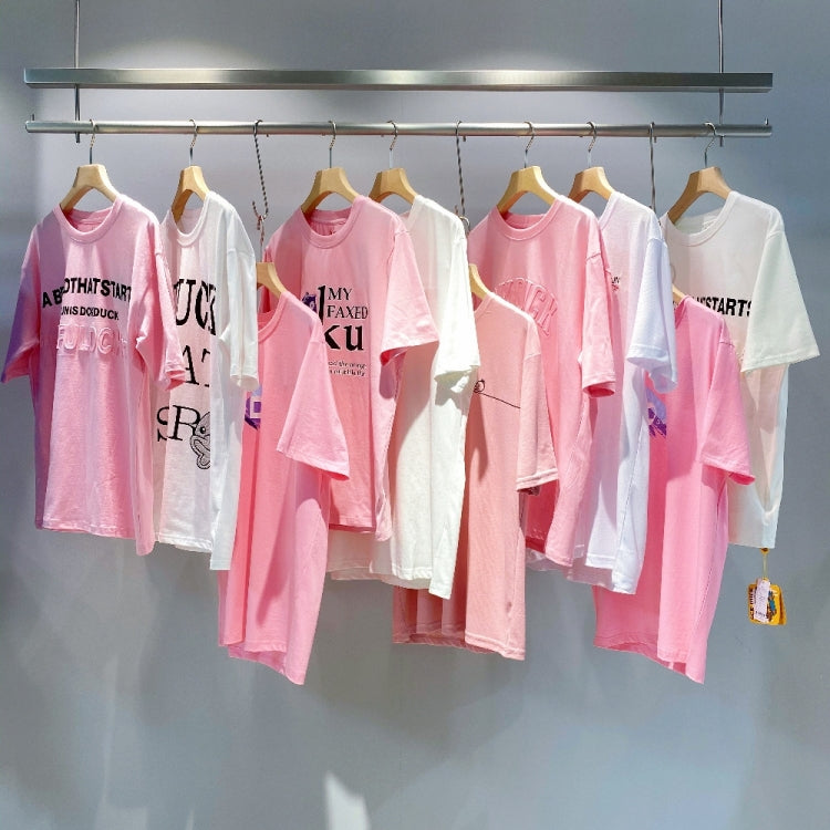 100-Pack Bulk Buy T-shirt Top Blouse, Clearance Clothes Insanely Low Prices, Style and Size & Color Match Randomly, T-shirt