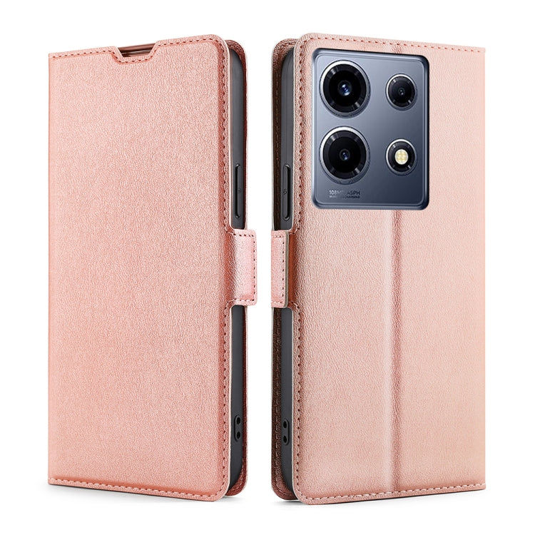 Ultra-thin Voltage Side Buckle Horizontal Flip Leather Phone Case, For Infinix Note 30 VIP 5G