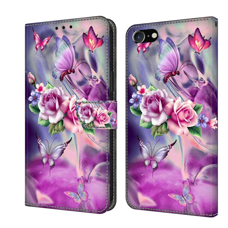 Crystal 3D Shockproof Protective Leather Phone Case, For iPhone 6 / 7