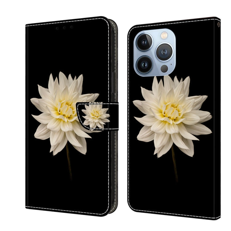 Crystal 3D Shockproof Protective Leather Phone Case, For iPhone 13 Pro