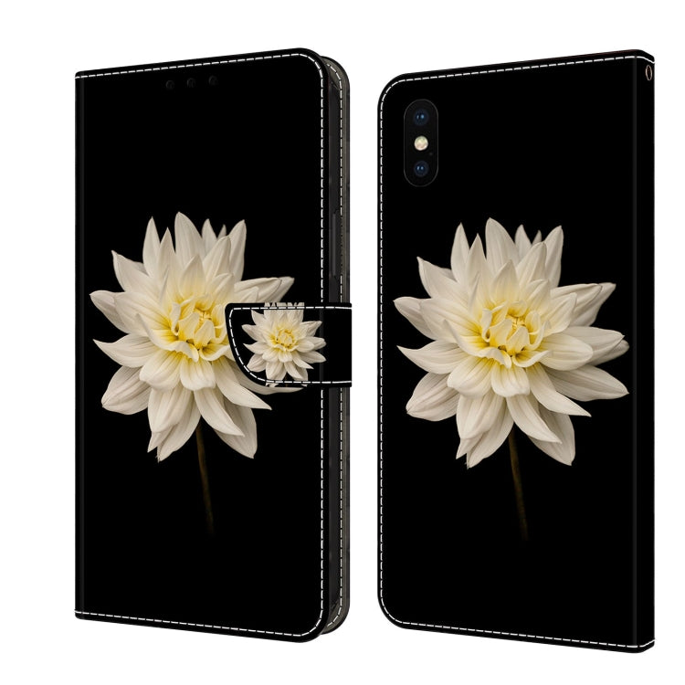 Crystal 3D Shockproof Protective Leather Phone Case, For iPhone X / XS