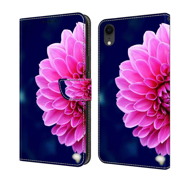 Crystal 3D Shockproof Protective Leather Phone Case, For iPhone XR