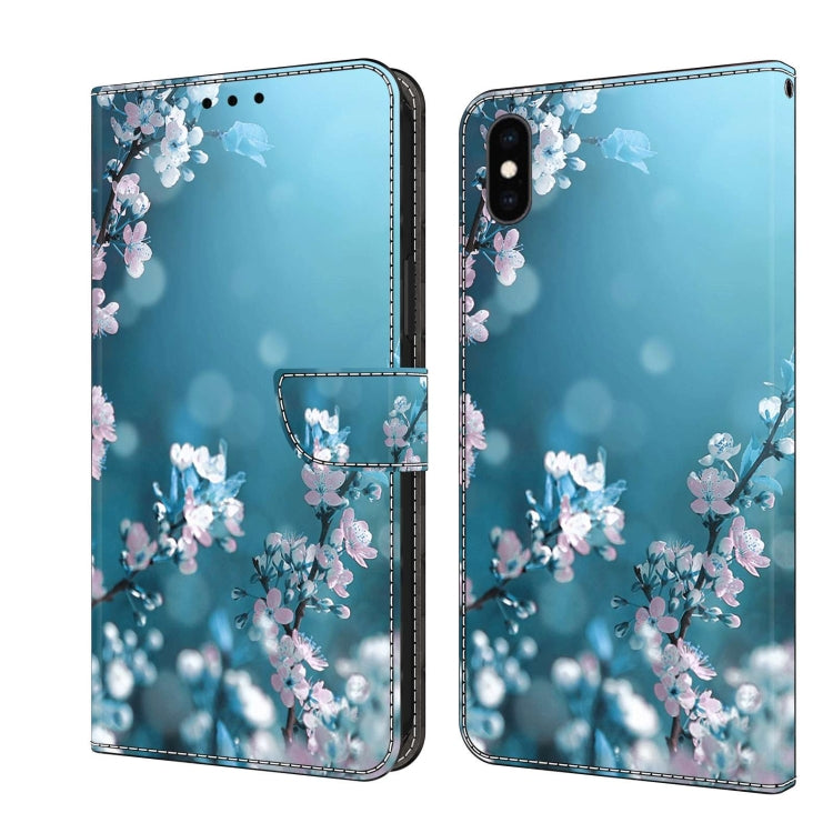 Crystal 3D Shockproof Protective Leather Phone Case, For iPhone XS Max