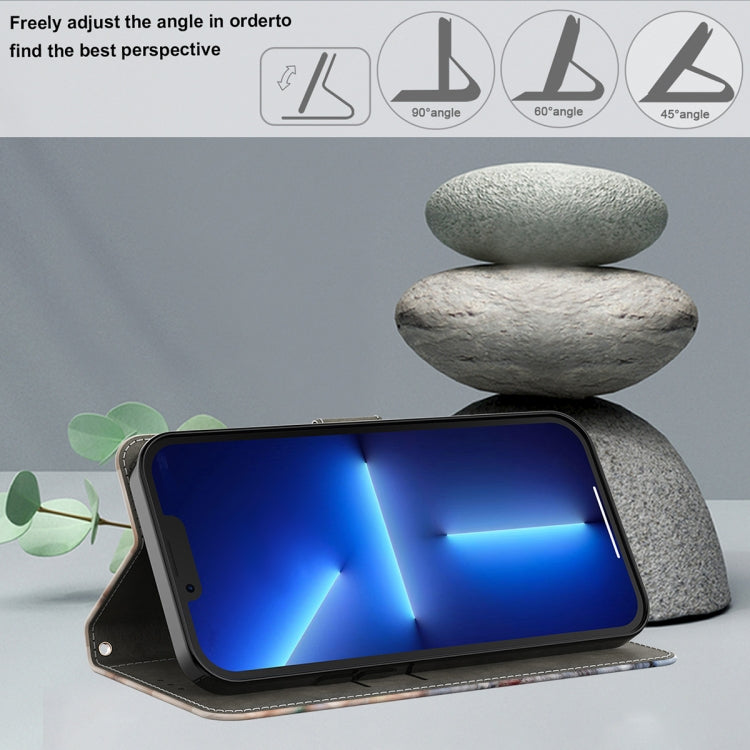 Crystal 3D Shockproof Protective Leather Phone Case, For iPhone 15 Pro