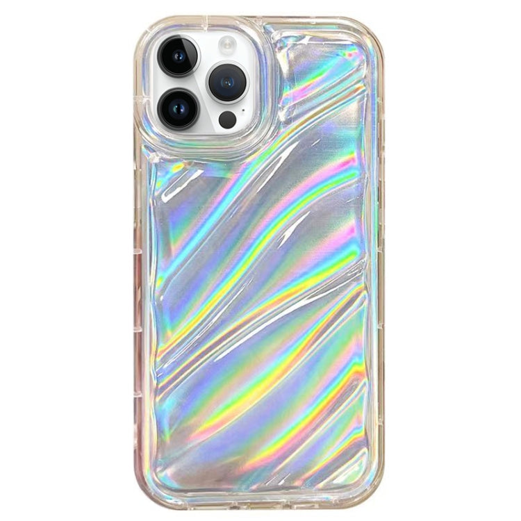 Laser Sequin Waves TPU Phone Case, For iPhone 14 Plus, For iPhone 14, For iPhone 14 Pro, For iPhone 14 Pro Max, For iPhone 13 Pro Max, For iPhone 13 Pro