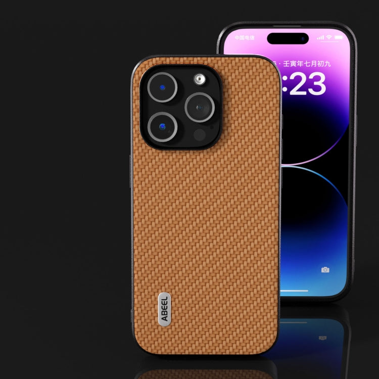 ABEEL Carbon Fiber Texture Protective Phone Case, For iPhone 14 Pro, For iPhone 15 Plus, For iPhone 14 Pro Max