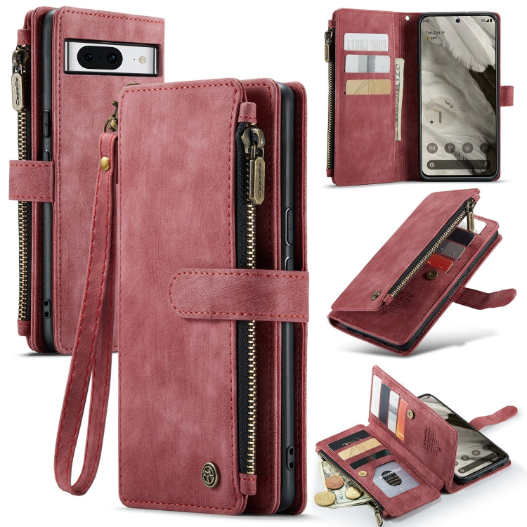 CaseMe C30 Multifunctional Leather Phone Case, For Google Pixel 8a, For Google Pixel 8 Pro, For Google Pixel 8