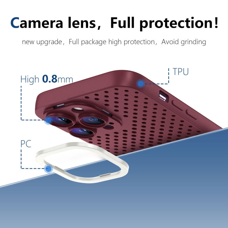 Hollow Heat Dissipation TPU Phone Case, For iPhone SE 2022 / 2020 / 8 / 7, For iPhone 13 Pro Max, For iPhone 13, For iPhone 12 Pro Max, For iPhone 11 Pro Max, For iPhone 11