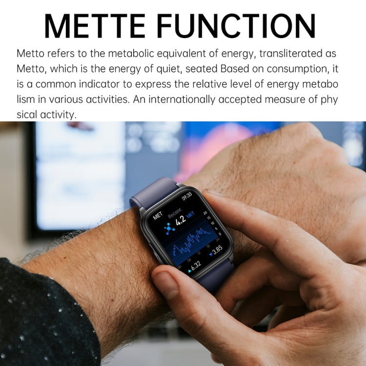 ET540 1.91 inch IP67 Waterproof Silicone Band Smart Watch, Support ECG / Non-invasive Blood Glucose Measurement, ET540 (Blue), ET540 (Red)