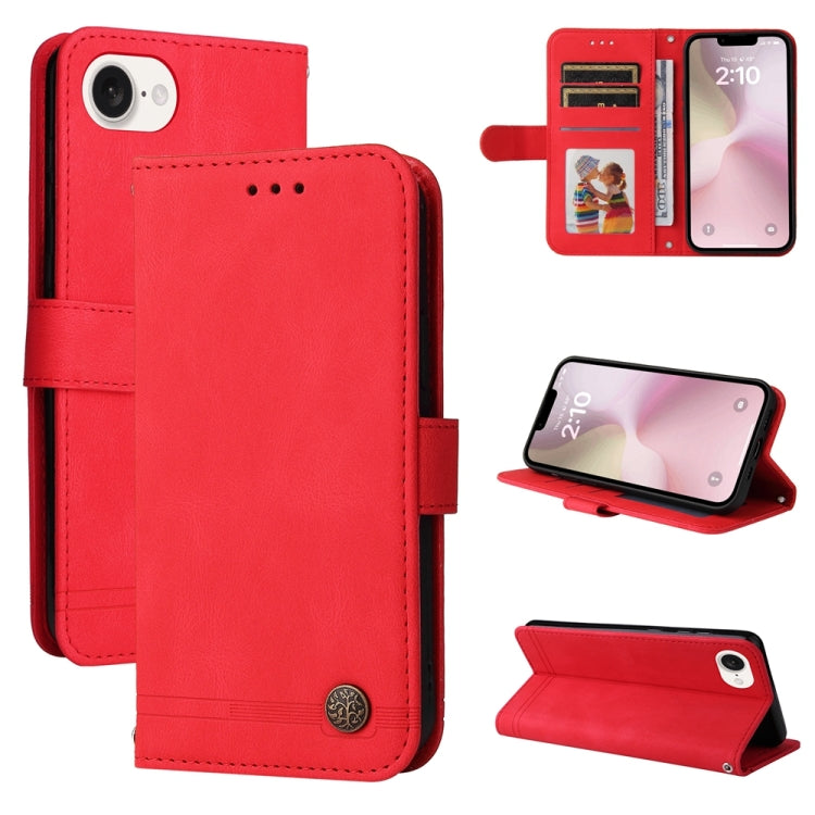 Skin Feel Life Tree Leather Phone Case, For iPhone 17e / 16e, For iPhone 17 Pro Max, For iPhone 17 Pro, For iPhone 17