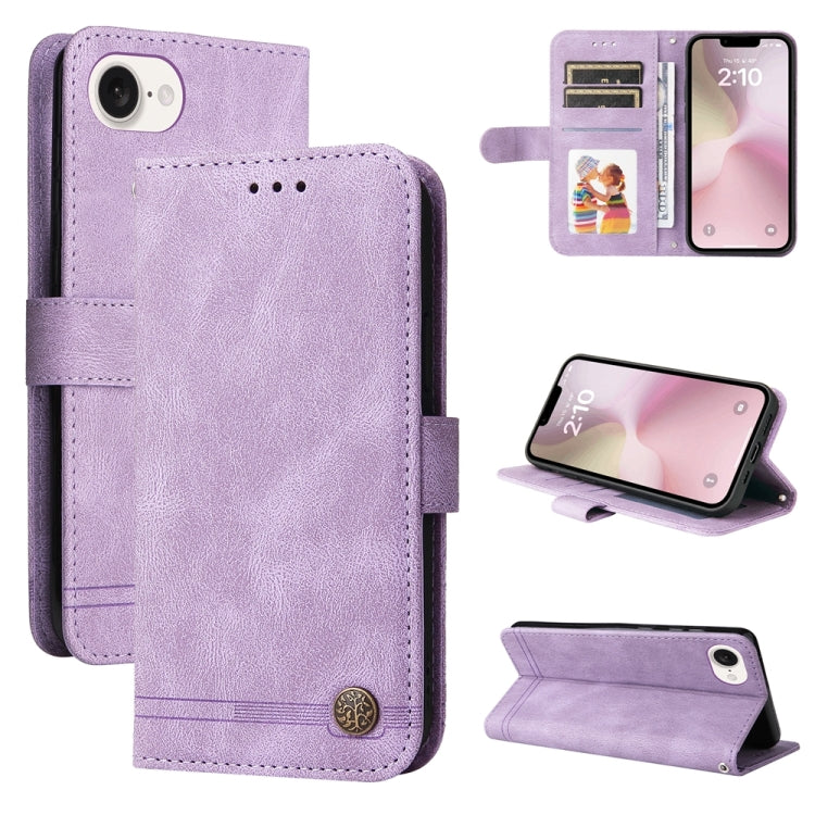 Skin Feel Life Tree Leather Phone Case, For iPhone 17e / 16e, For iPhone 17 Pro Max, For iPhone 17 Pro, For iPhone 17