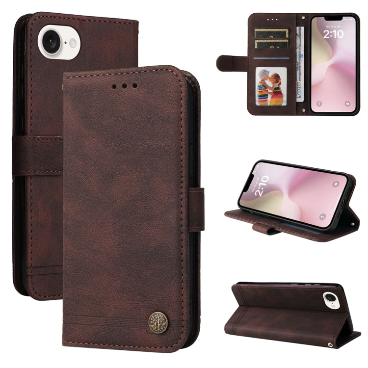 Skin Feel Life Tree Leather Phone Case, For iPhone 17e / 16e, For iPhone 17 Pro Max, For iPhone 17 Pro, For iPhone 17