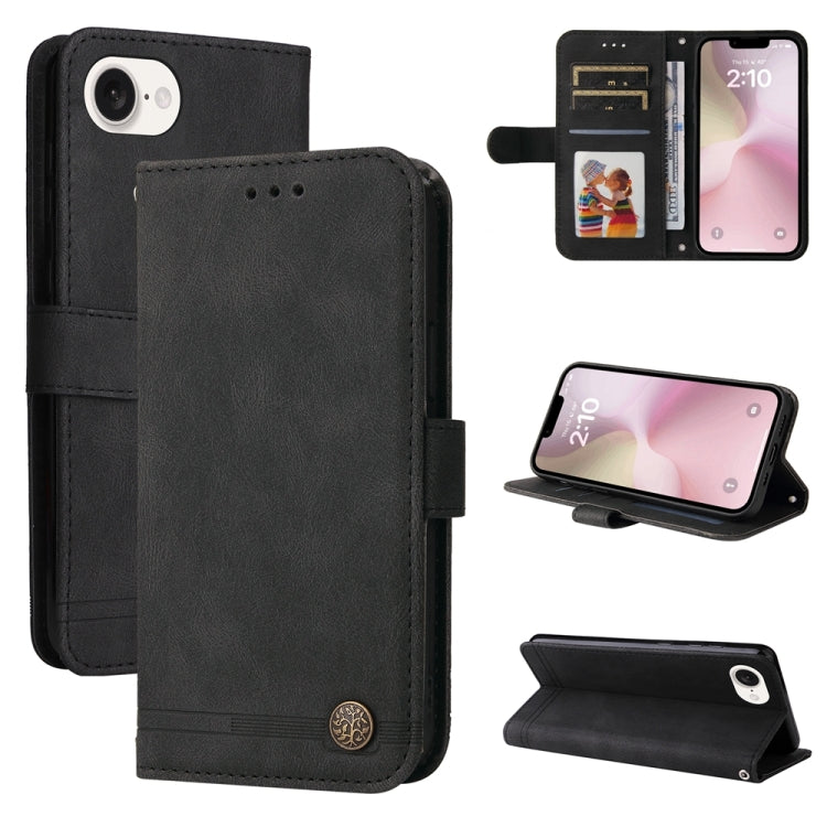 Skin Feel Life Tree Leather Phone Case, For iPhone 17e / 16e, For iPhone 17 Pro Max, For iPhone 17 Pro, For iPhone 17