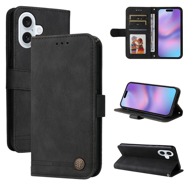 Skin Feel Life Tree Leather Phone Case, For iPhone 17e / 16e, For iPhone 17 Pro Max, For iPhone 17 Pro, For iPhone 17