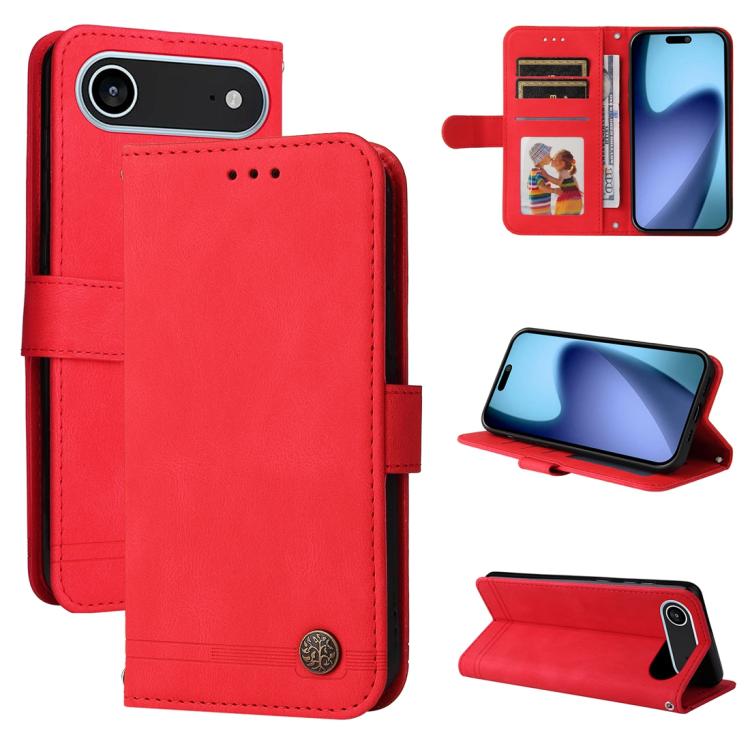 Skin Feel Life Tree Leather Phone Case, For iPhone Air, For iPhone 16 Pro Max, For iPhone 16 Pro, For iPhone 16 Plus