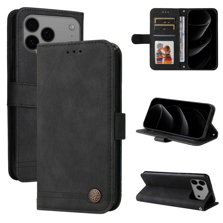 Skin Feel Life Tree Leather Phone Case, For iPhone 17e / 16e, For iPhone 17 Pro Max, For iPhone 17 Pro, For iPhone 17