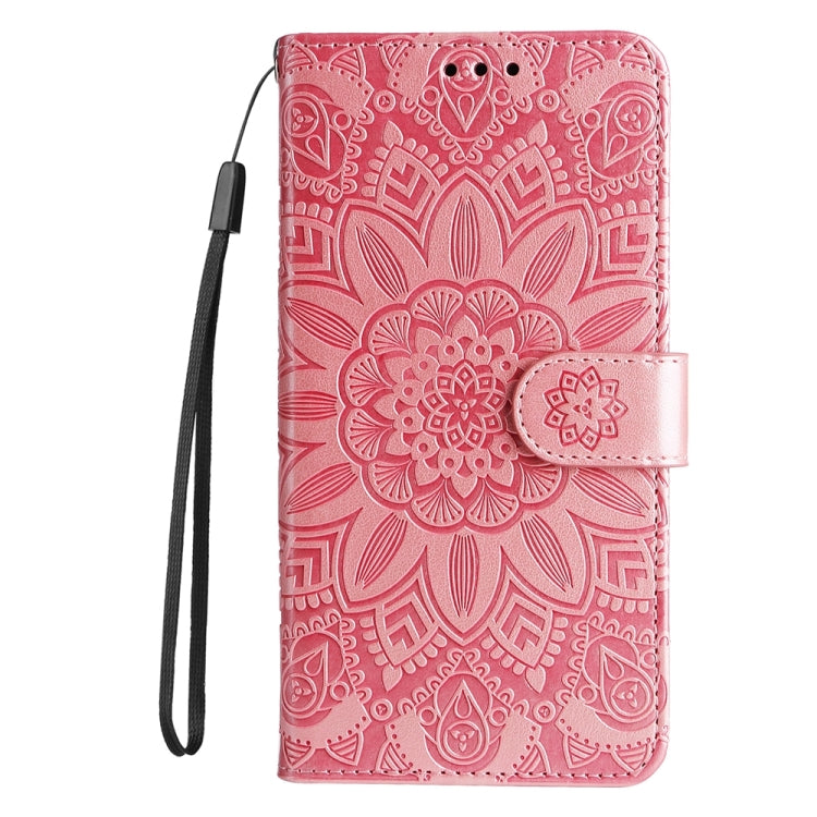 Embossed Sunflower Leather Phone Case, For iPhone 17e / 16e, For iPhone 17 Pro Max, For iPhone 17 Pro, For iPhone 17