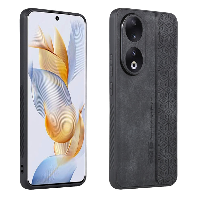AZNS 3D Embossed Skin Feel Phone Case, For Honor X50, For Honor 90 Pro, For Honor 90