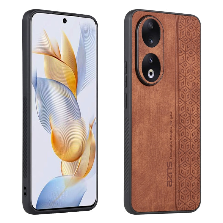 AZNS 3D Embossed Skin Feel Phone Case, For Honor X50, For Honor 90 Pro, For Honor 90