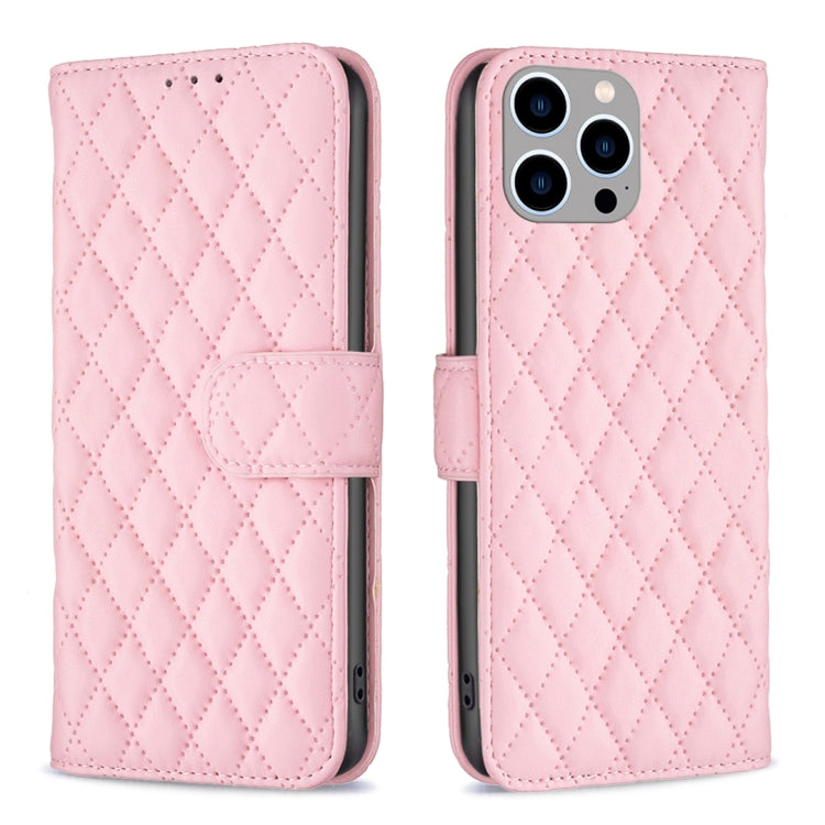 Diamond Lattice Wallet Flip Leather Phone Case, For iPhone 16, For iPhone 15 Pro Max, For iPhone 15 Pro, For iPhone 15 Plus
