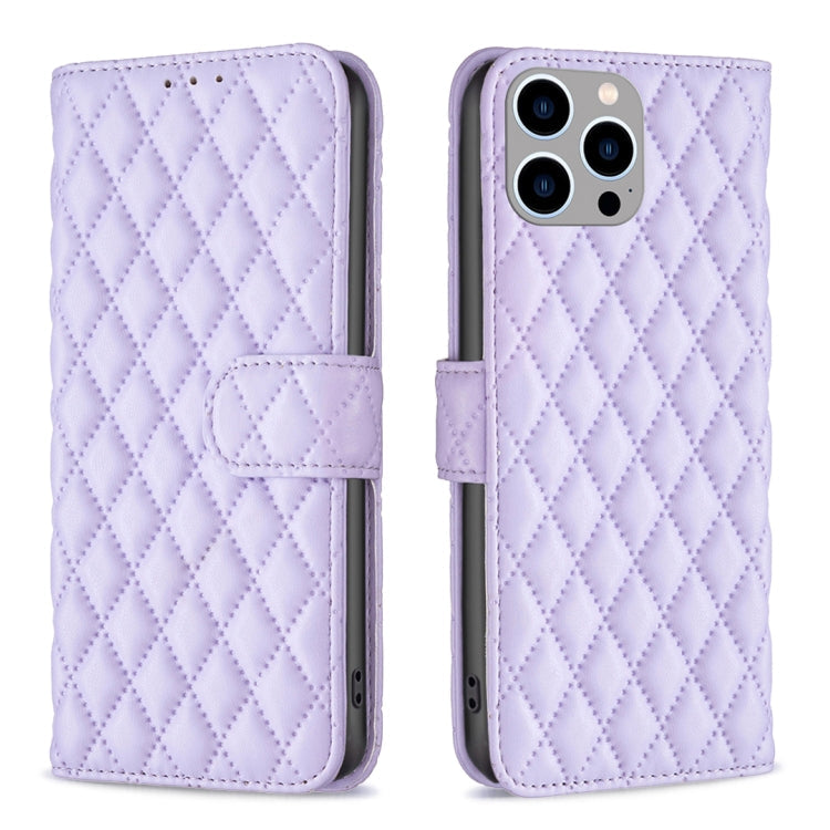 Diamond Lattice Wallet Flip Leather Phone Case, For iPhone 16, For iPhone 15 Pro Max, For iPhone 15 Pro, For iPhone 15 Plus