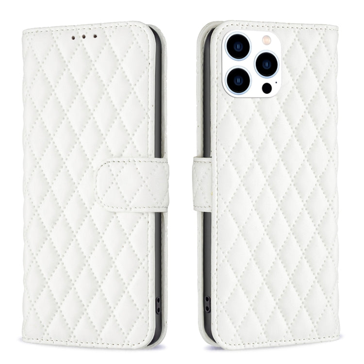 Diamond Lattice Wallet Flip Leather Phone Case, For iPhone Air, For iPhone 16 Pro Max, For iPhone 16 Pro, For iPhone 16 Plus