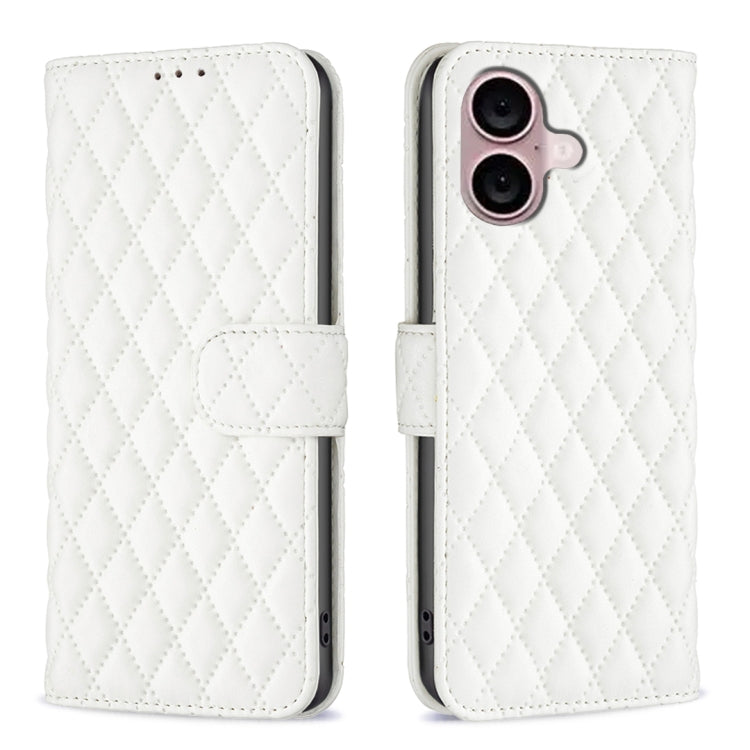 Diamond Lattice Wallet Flip Leather Phone Case, For iPhone 16, For iPhone 15 Pro Max, For iPhone 15 Pro, For iPhone 15 Plus