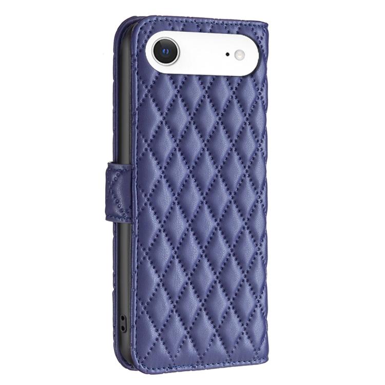 Diamond Lattice Wallet Flip Leather Phone Case, For iPhone Air, For iPhone 16 Pro Max, For iPhone 16 Pro, For iPhone 16 Plus