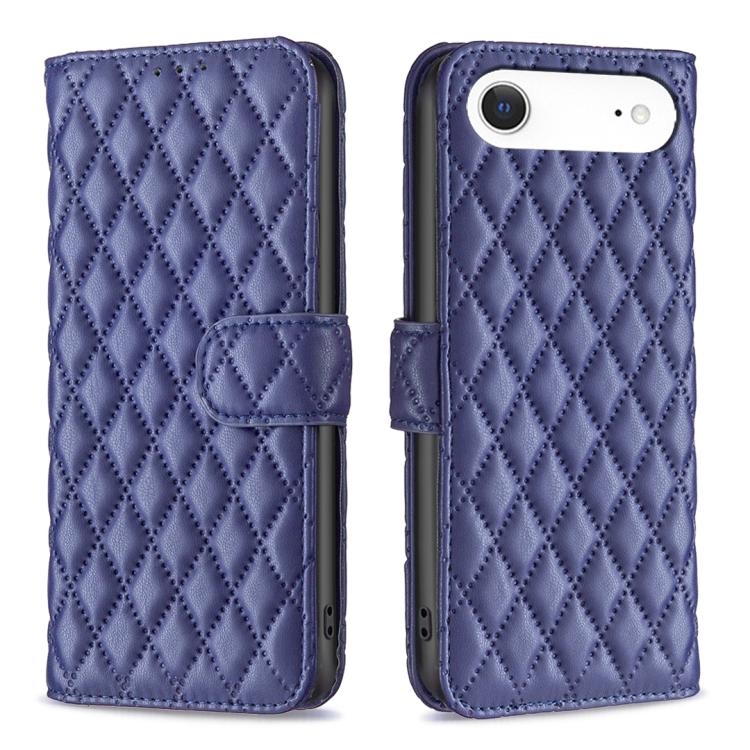Diamond Lattice Wallet Flip Leather Phone Case, For iPhone Air, For iPhone 16 Pro Max, For iPhone 16 Pro, For iPhone 16 Plus
