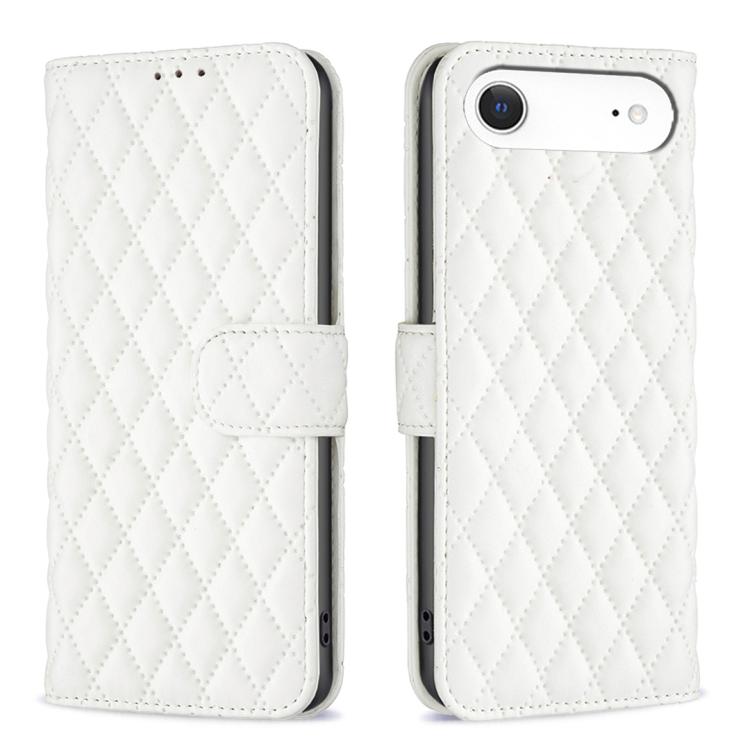 Diamond Lattice Wallet Flip Leather Phone Case, For iPhone Air, For iPhone 16 Pro Max, For iPhone 16 Pro, For iPhone 16 Plus