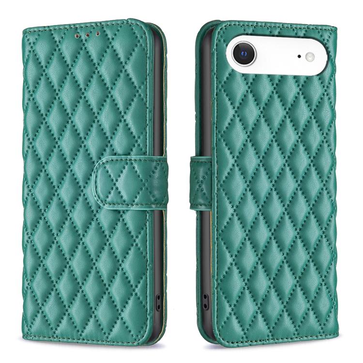 Diamond Lattice Wallet Flip Leather Phone Case, For iPhone Air, For iPhone 16 Pro Max, For iPhone 16 Pro, For iPhone 16 Plus