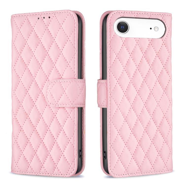 Diamond Lattice Wallet Flip Leather Phone Case, For iPhone Air, For iPhone 16 Pro Max, For iPhone 16 Pro, For iPhone 16 Plus