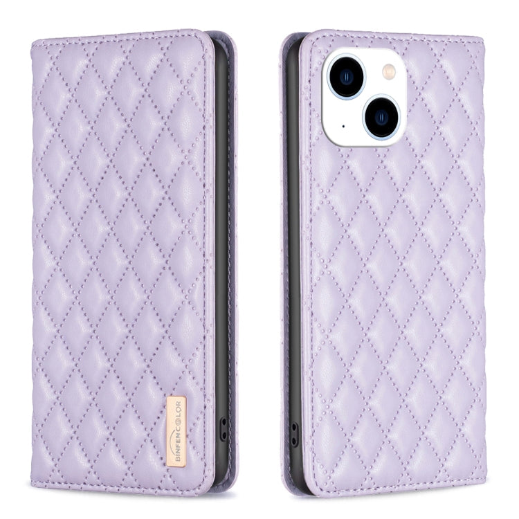 Diamond Lattice Magnetic Leather Flip Phone Case, For iPhone 15 Pro Max, For iPhone 15 Pro, For iPhone 15 Plus, For iPhone 15
