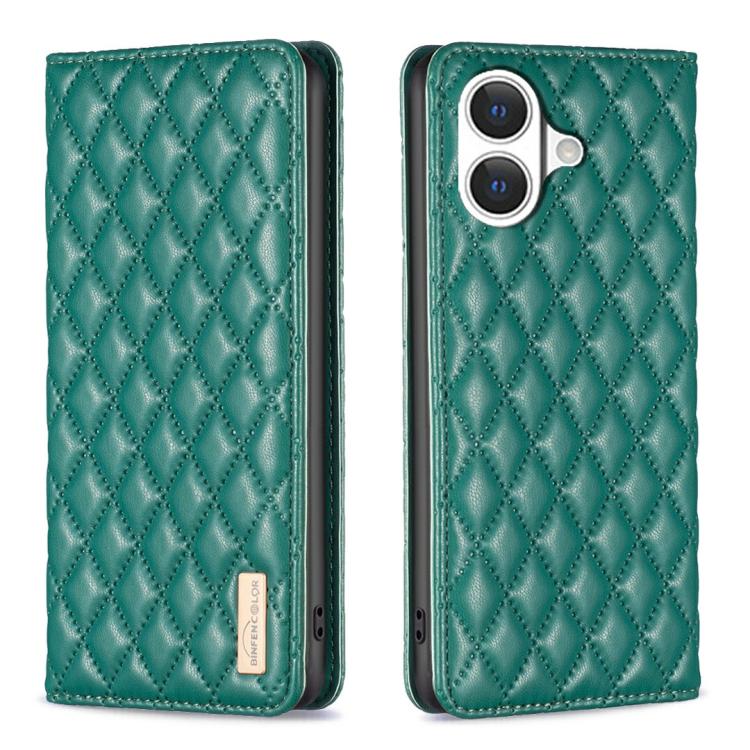 Diamond Lattice Magnetic Leather Flip Phone Case, For iPhone 18 Pro/17 Pro, For iPhone 18 Pro Max/17 Pro Max, For iPhone 17, For iPhone 17 Air