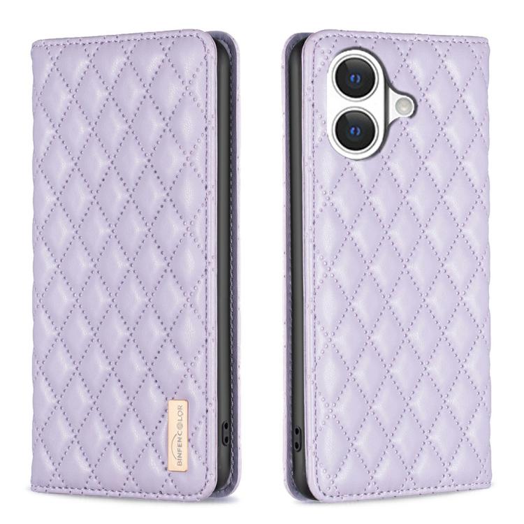 Diamond Lattice Magnetic Leather Flip Phone Case, For iPhone 18 Pro/17 Pro, For iPhone 18 Pro Max/17 Pro Max, For iPhone 17, For iPhone 17 Air