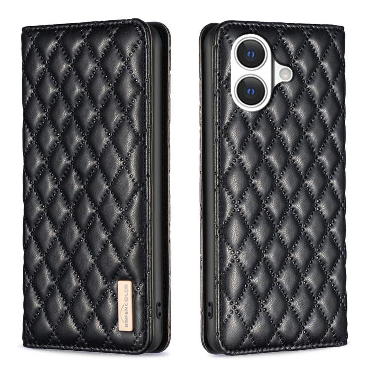 Diamond Lattice Magnetic Leather Flip Phone Case, For iPhone 18 Pro/17 Pro, For iPhone 18 Pro Max/17 Pro Max, For iPhone 17, For iPhone 17 Air