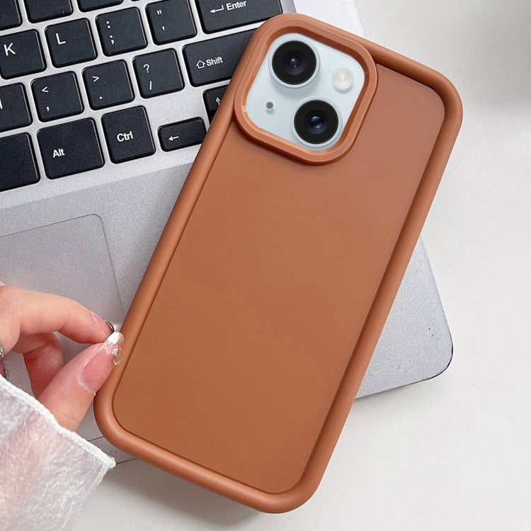 Shockproof Frame Frosted TPU Phone Case, For iPhone 15 Pro Max, For iPhone 15 Pro, For iPhone 15 Plus, For iPhone 15