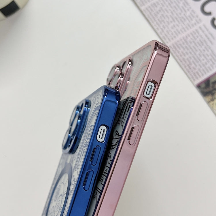 Electroplated Circuit Board Pattern MagSafe Phone Case, For iPhone 12 Pro, For iPhone 11 Pro Max, For iPhone 11