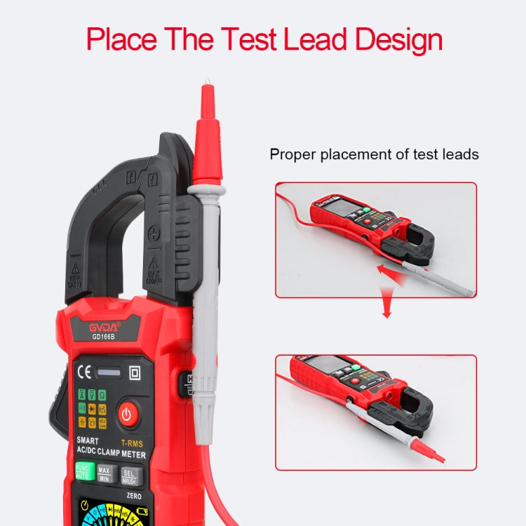 GVDA GD166B Digital Clamp Multimeter Supports DC, GD166B