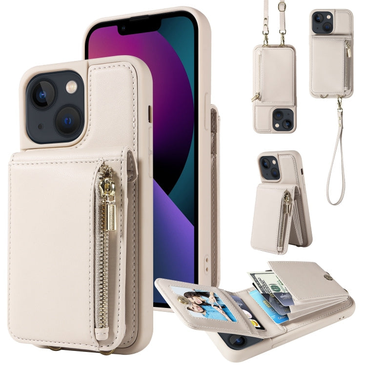 Crossbody Lanyard Zipper Wallet Leather Phone Case, For iPhone SE 2022/ 7 / 8, For iPhone 13 Pro Max, For iPhone 13 Pro, For iPhone 13